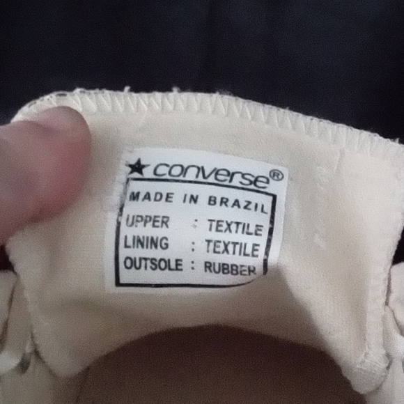 Custom Converse, pearl embellished w/ satin ribbon for laces, cr… - Picture 15 of 15